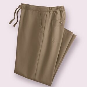 𝅺JOHN Blair Mens Rayon Blend Relaxed Fit Linen Look Drawstring Pants Size Large